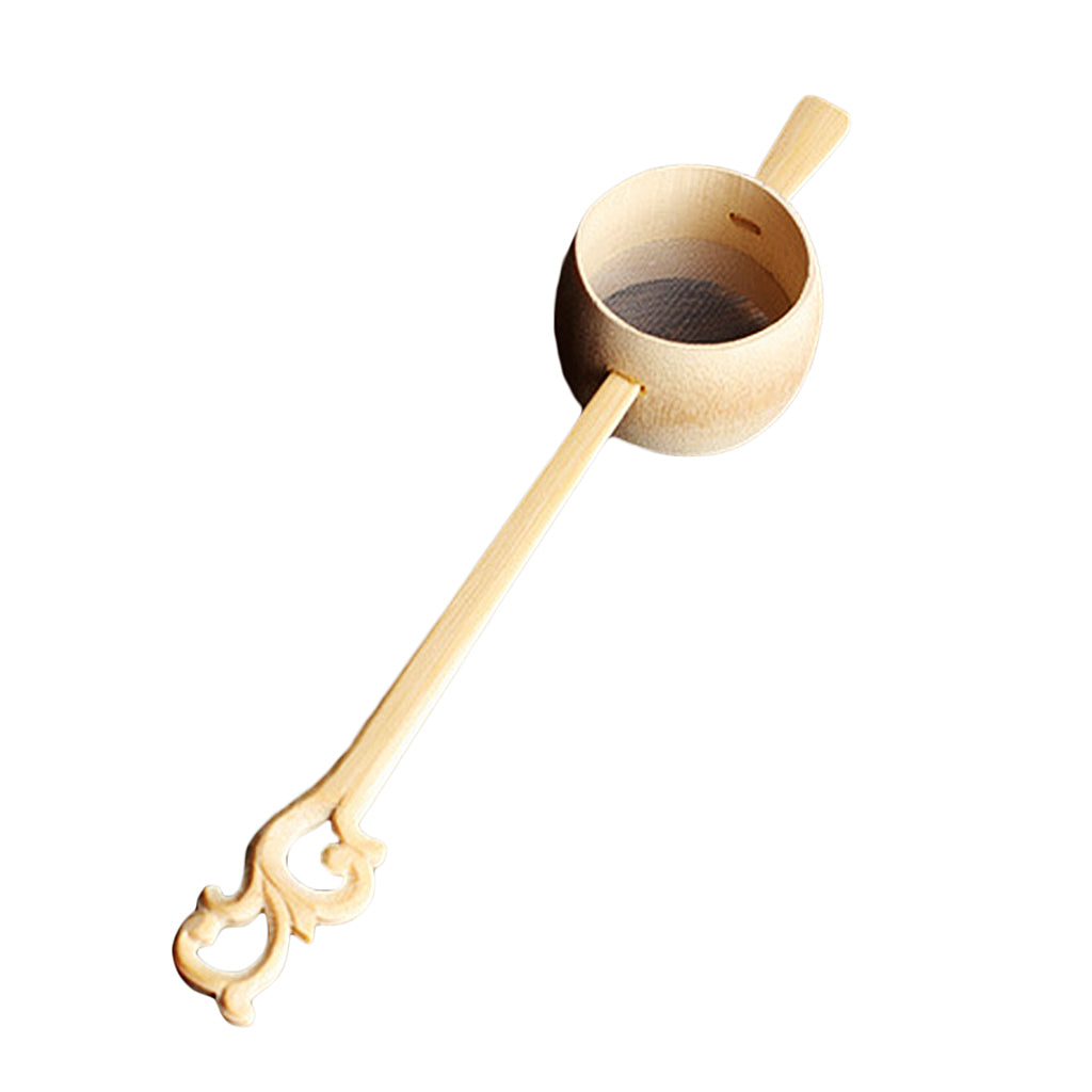 Bamboo Tea Filter Strainer Heat-resistant Tea Set Poplar Blossom
