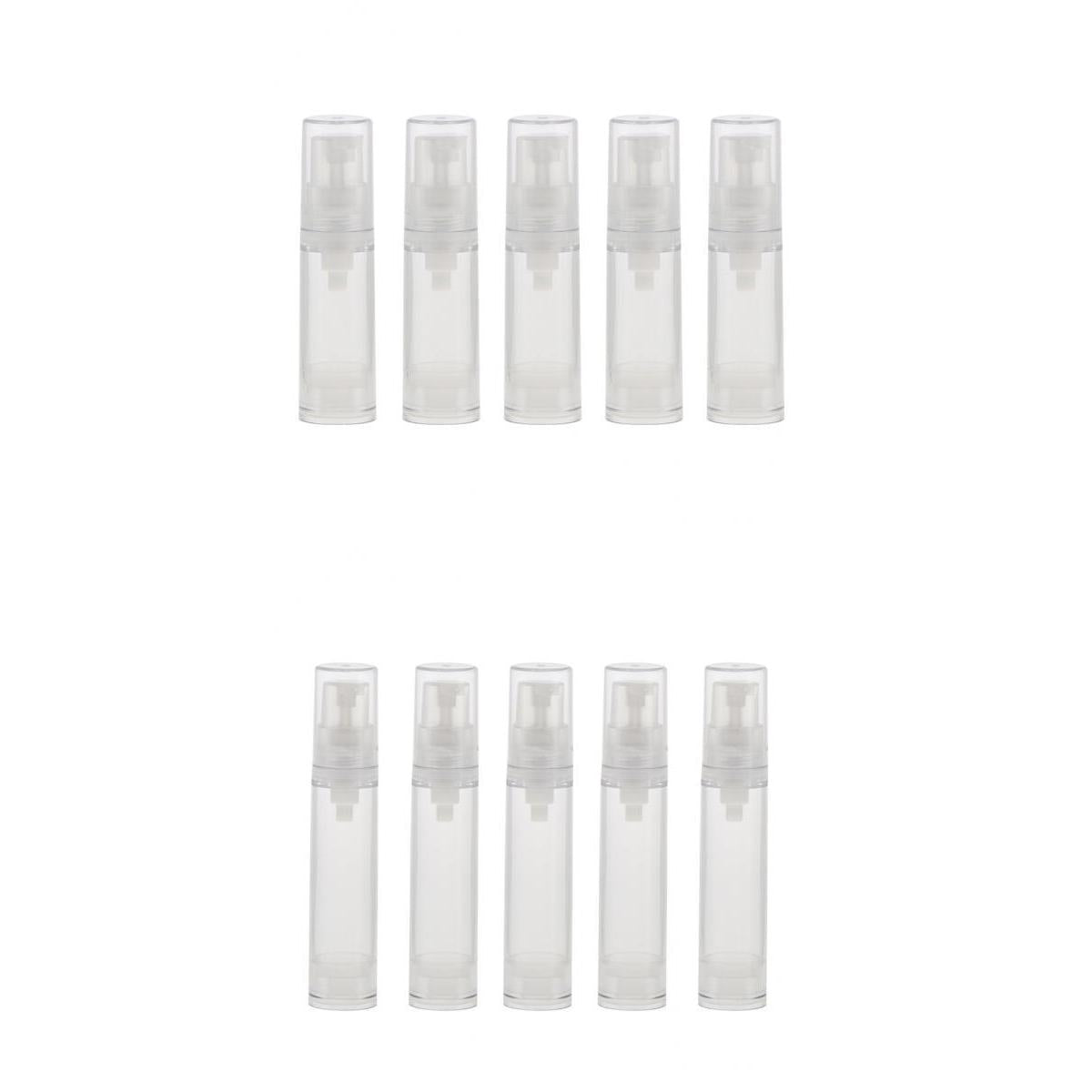 10 Pieces 5ml&8ml Pump Press Empty Tubes Cosmetic Cream Lotion Travel Bottle