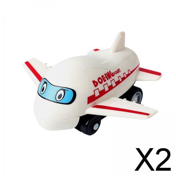 2xPuzzle Tracks Car Toy Practice Motor Skills Monetssori Building Toy Rail Car white