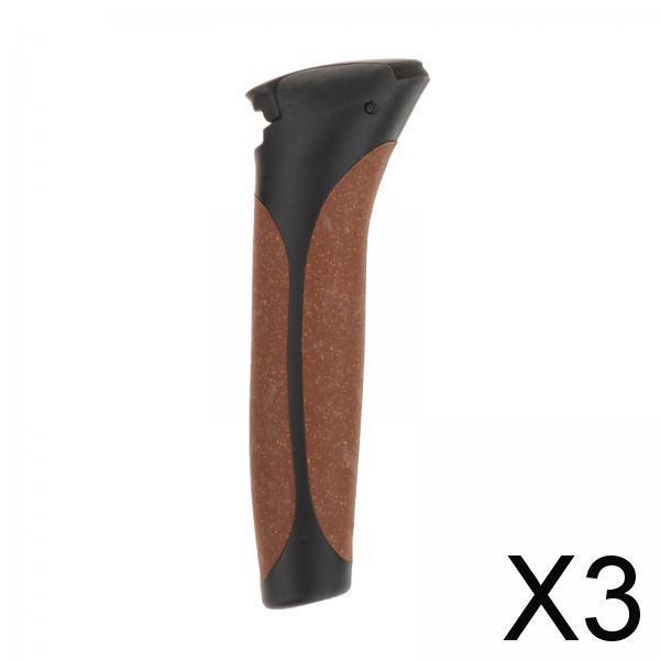 3xTrekking Rod Handle Replacement Outdoor Activities Mountaineering Crutch Style E