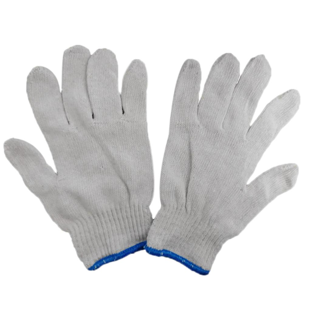 Cotton Thread Labor Protection Work Gloves Welding Gloves Carrying Non-skid A