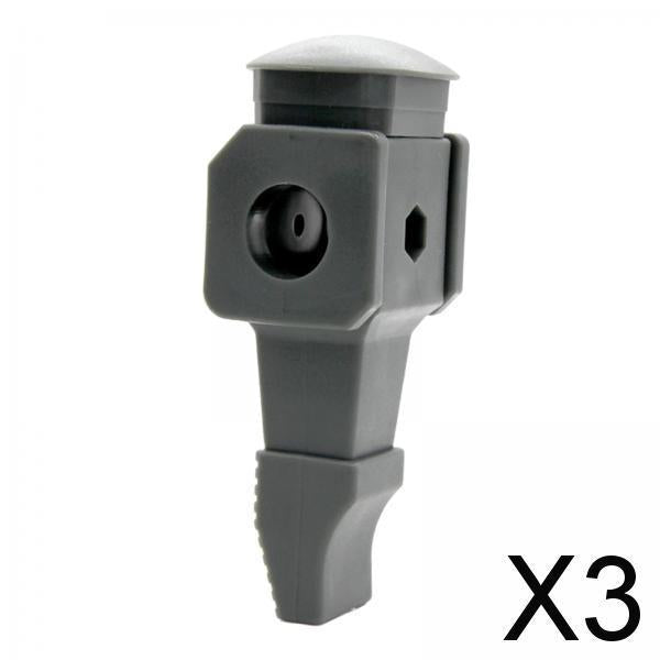 3xFootball Men Table Guy Football Machine Accessories Foosball Men Replacement Gray