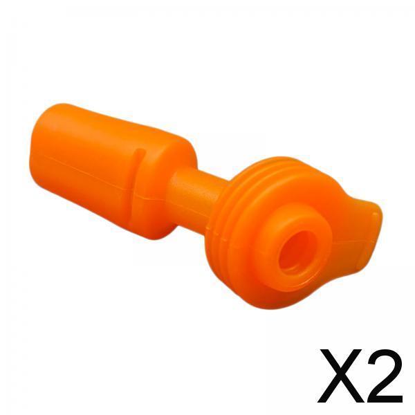 2xSilicone Bite Valve for Kettles for Hiking Biking Cycling Orange
