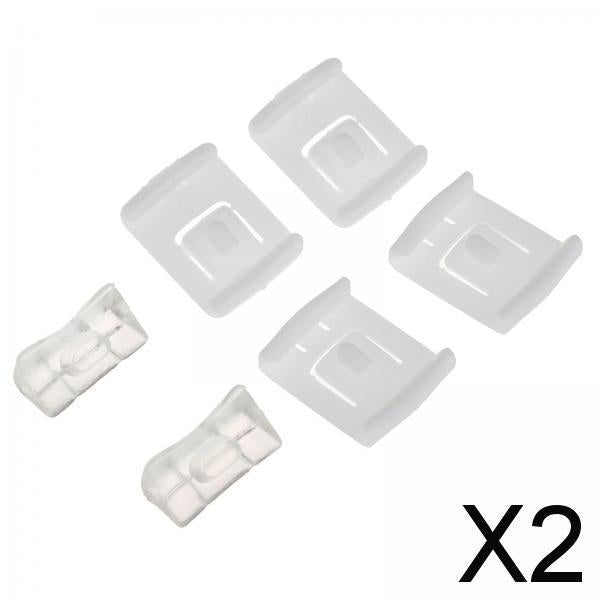 2xCar 6Pcs Seat Slider Guide Replacement Kit 435881203A for Accessory