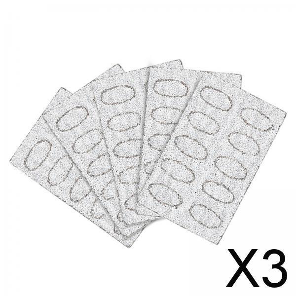 3x50Pcs Nail Pusher Replace Sanding Paper for Home SPA Salon Manicure Pedicure 100 Grit