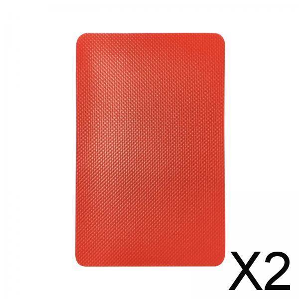 2xBoat Repair Patch 10cmx15cm PVC Repair Patches for Dinghy Raft Repair Tool Red