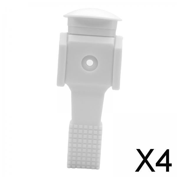4xFootball Men Table Guy Football Machine Accessories Foosball Men Replacement White