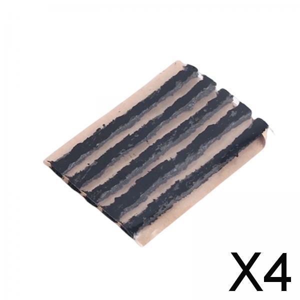 4x5Pcs Car Tubeless Tire Repair Strips Tyre Puncture for Truck Motorbike Black