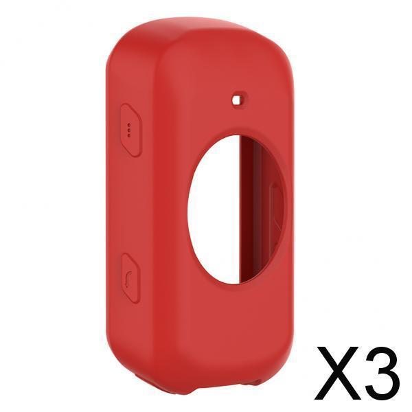 3xBicycle Computer Silicone Protective Cover Case for Garmin edeg 530 Red