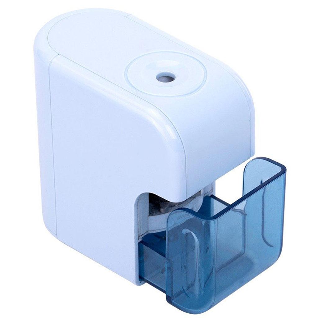 Students Pupils Children Fully Automatic Pencil Sharpener Safe Fast D_Blue