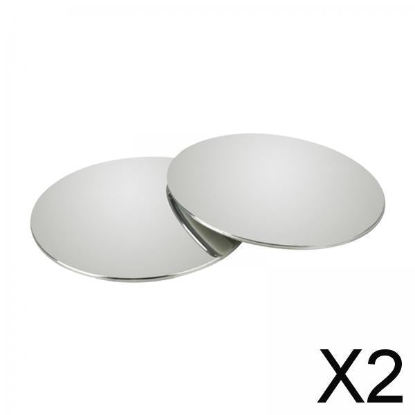 2xBlind Spot Mirror Adhesive Back Adjustable Accessory for Truck Van Cars