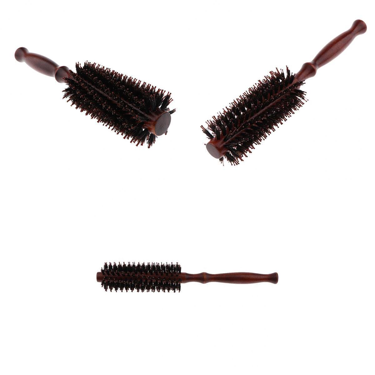 Anti-Static Round Hairbrush Hair Curling Styling Blow Dry Rolled Brush 3Pcs