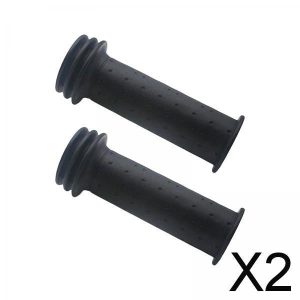 2x2Pcs Mountain Bike Handlebar Grips Anti Slip BMX Children Mountain Bike Black 