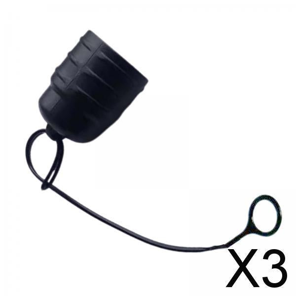 3xHydration Bite Valve Cover Unisex Dust Cover for Cycling Hiking Outdoor Black 22.41mm