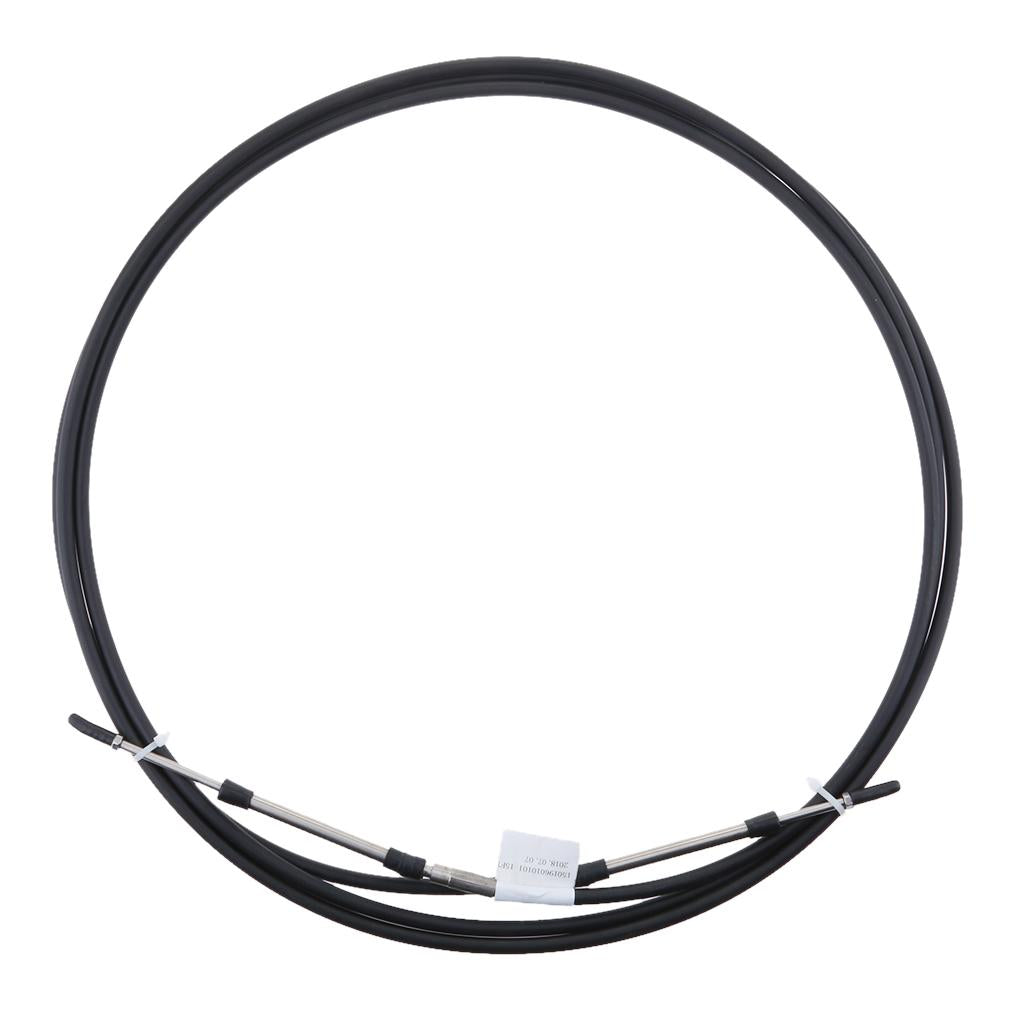 Black Throttle Shift Remote Control Box Cable for Yamaha Outboard 11 FT