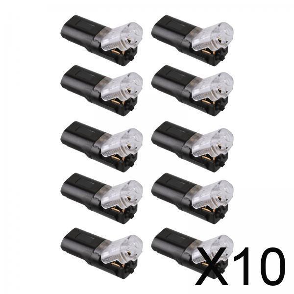 10x10x Pluggable LED Wire Connectors Low Voltage Compact Wire Wiring Connectors