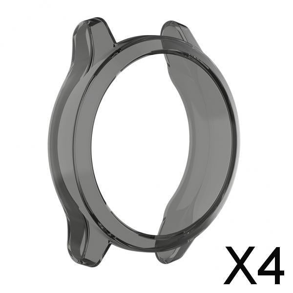 4xSmart Watch Protective Cover Casing for Garmin move3/vivomove3 Clear Black