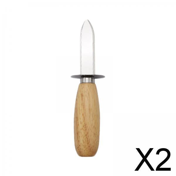 2xStainless Steel Clam Shucking Clam Shellfish Seafood Opener for Shellfish