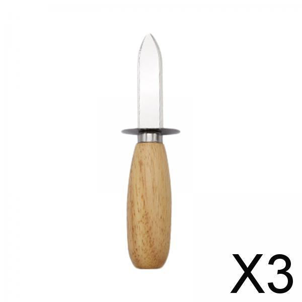 3xStainless Steel Clam Shucking Clam Shellfish Seafood Opener for Shellfish