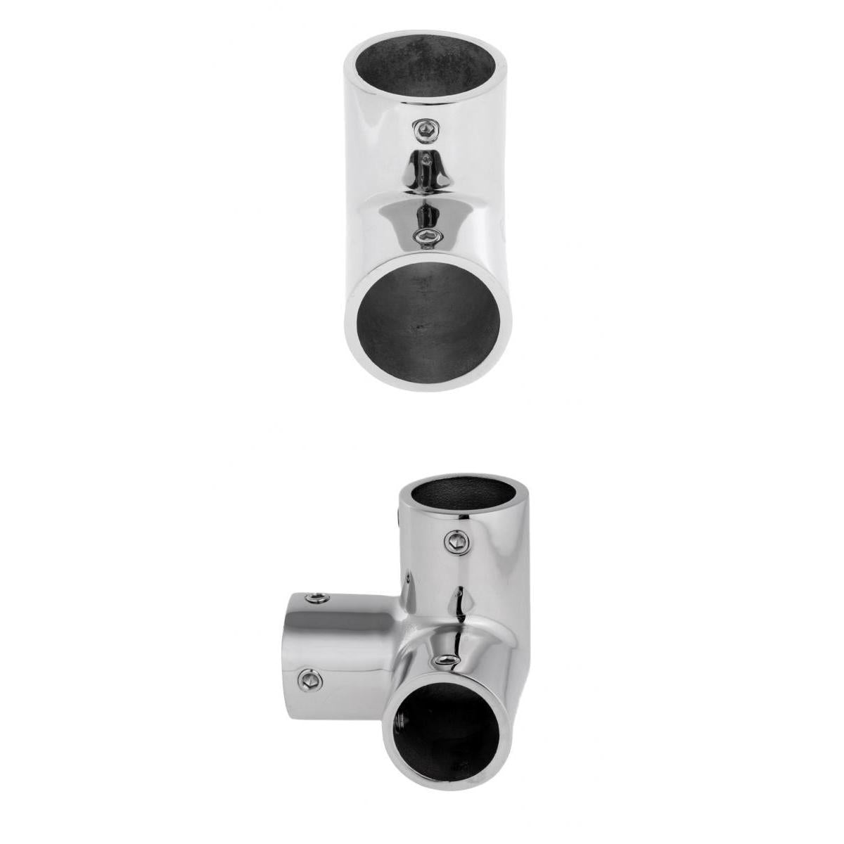 2Pcs 316 Stainless Steel Boat Hand Rail Fitting 90 Degree for 25mm 1 Tube"