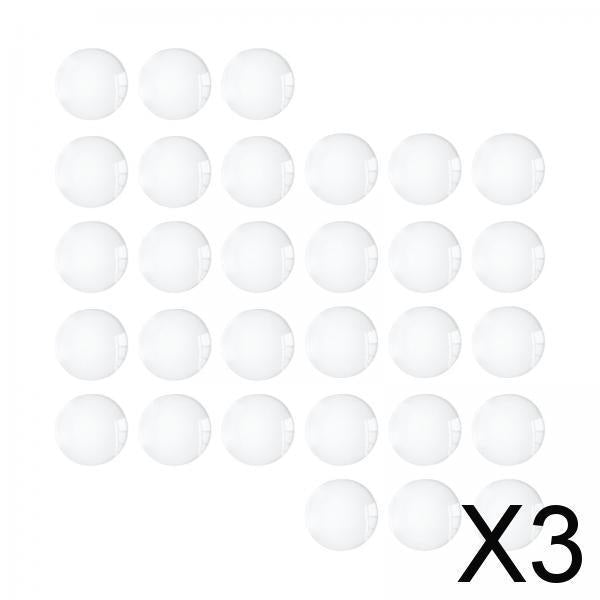 3xHalf Round Flatback for Jewelry Making DIY Crafts Glass Cabochons Dome Tiles 16mm 30pcs