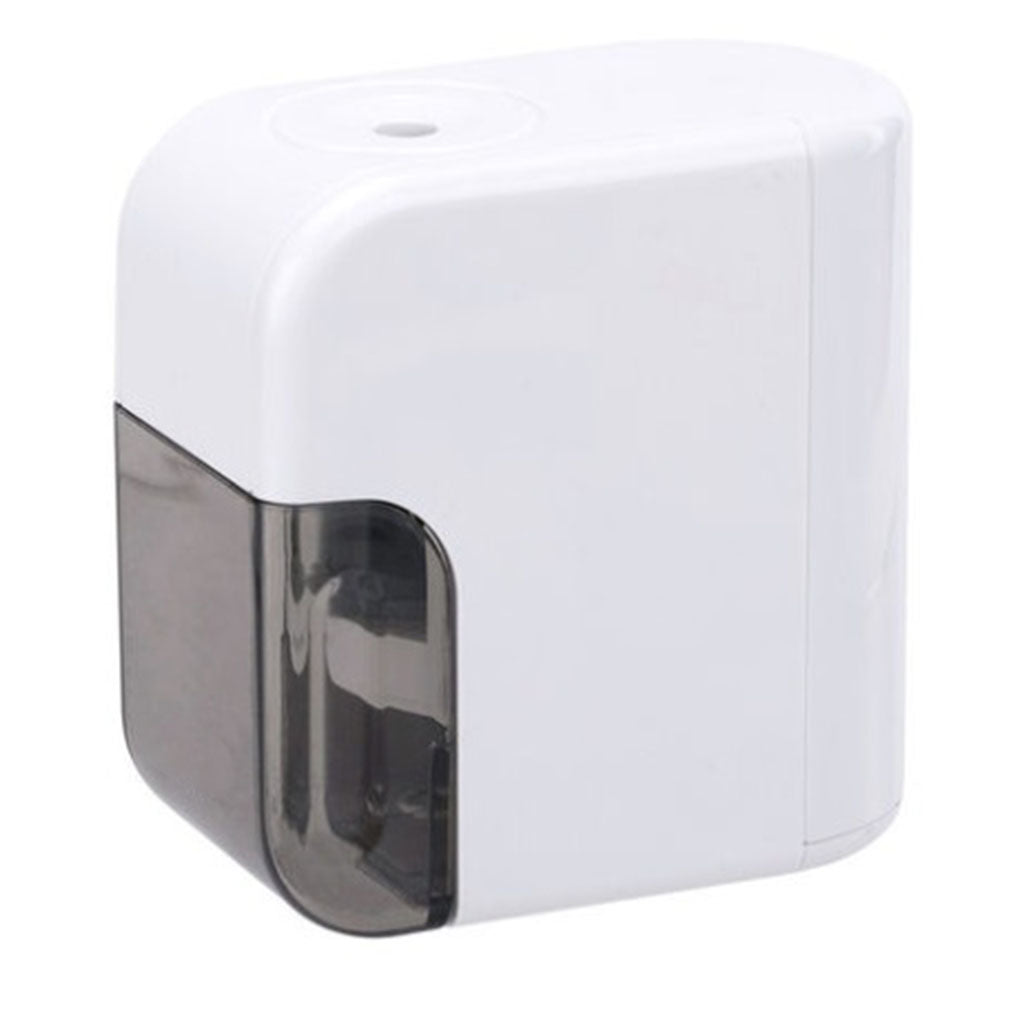 Students Pupils Children Fully Automatic Pencil Sharpener Safe Fast D_White