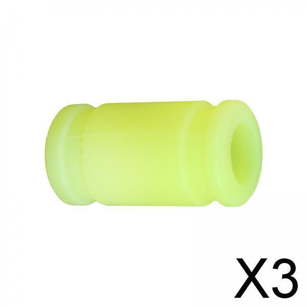 3xRC Exhaust Tube Durable 1/8 Tank Car Exhaust Tube for HSP Replacements 94102 yellow