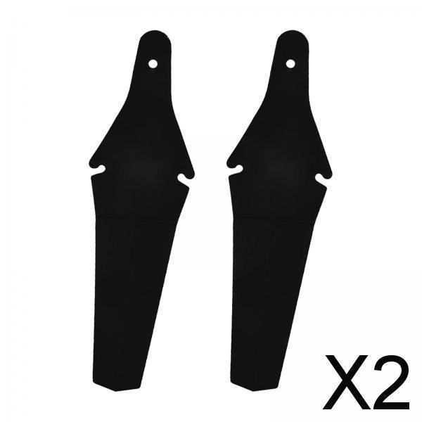2x2x Bicycle Mudguard Easy to Install Riding Replacement Part Biking Saver Black