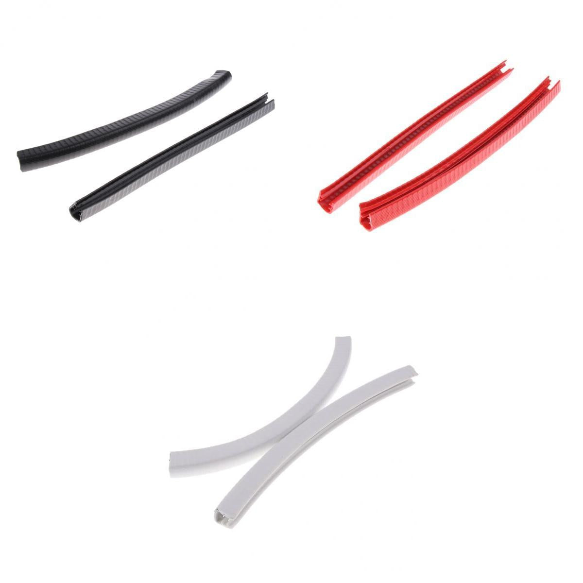 3 Pairs Rubber Skateboard Deck Nose Protection Strip Longboard Tail Guard