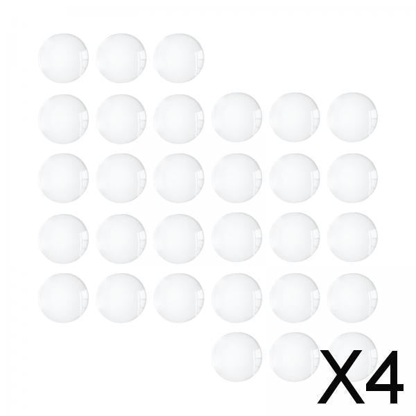 4xHalf Round Flatback for Jewelry Making DIY Crafts Glass Cabochons Dome Tiles 18mm 30pcs