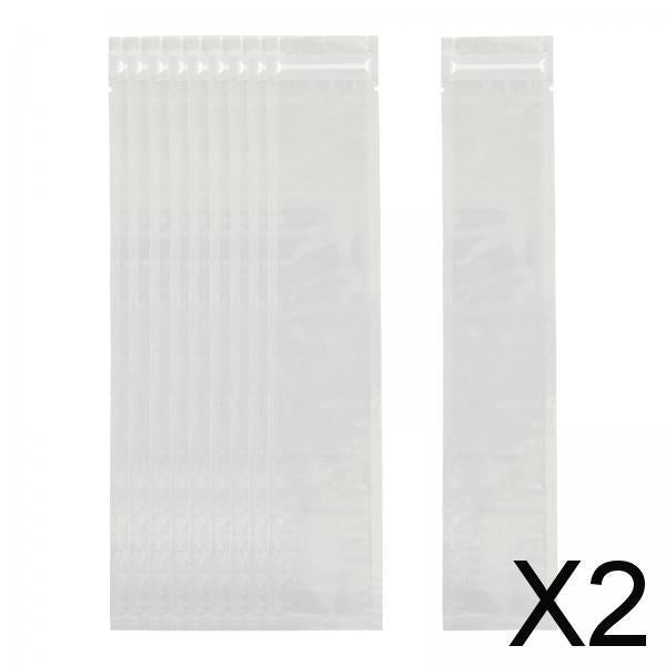 2xPopsicles Bag Ice Bag Freezer Tubes with Zip Seals for Fruit Smoothies Juice 10pcs