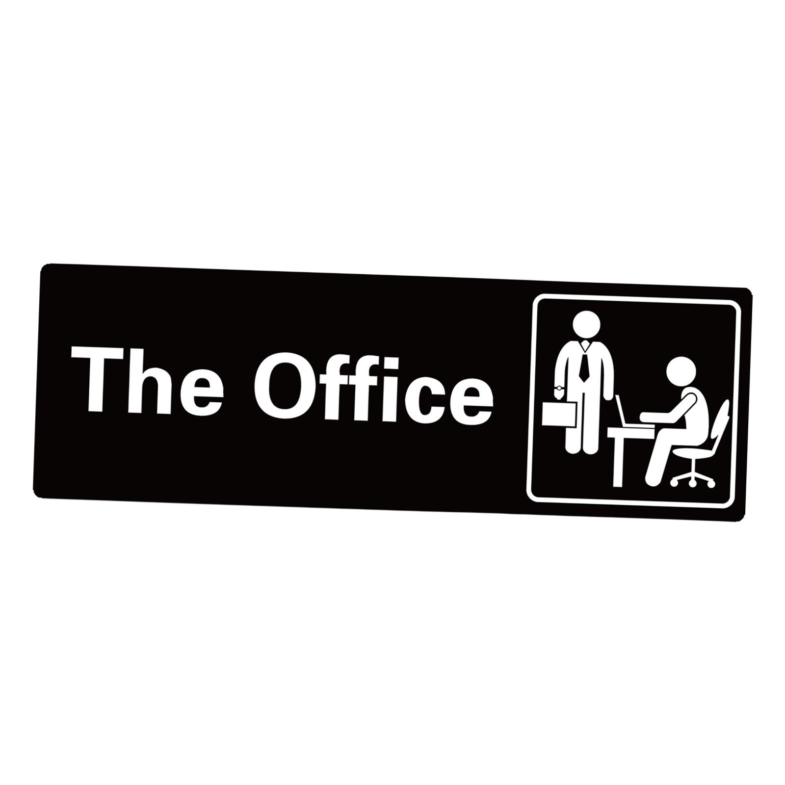 Adhesive Office Signs plate Acrylic Door Sign for Workplace Door or Wall