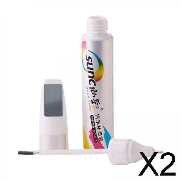 2xCar Touch up Paint Pen Quick Drying 12ml Car Scratch Repair Pen for Byd Grey