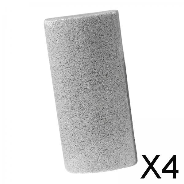 4xCuboid Foot Pumice Stones Double Sided for Dead Hard Skin Feet Care Grey L
