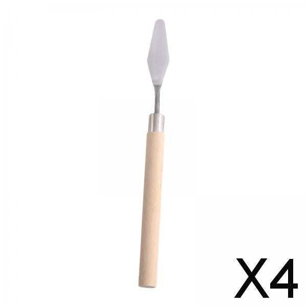 4xPalette Knife Smearing Painting Knife for Watercolor Oil Acrylic Painting