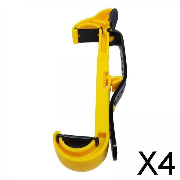 4xCar Steering Wheel Phone Holder Mount for Samsung S21/S20/S10/Note 10 Yellow