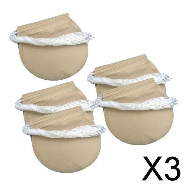 3x100x Tea Filter Bags Drawstring Kitchen Spice Seasoning Filter Package Unbleached