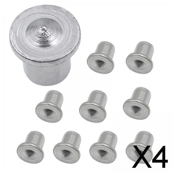 4x10Pcs Portable Center Dowel Pins Dowel Drill Points Pin for Woodworking 8mm