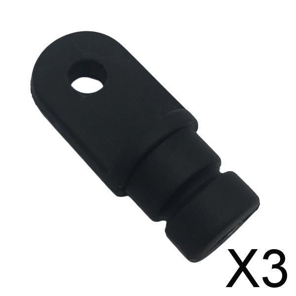3xRound Nylon Marine Canopy Boat Bimini Top Cover Insert 7/8 Tube Eye End"