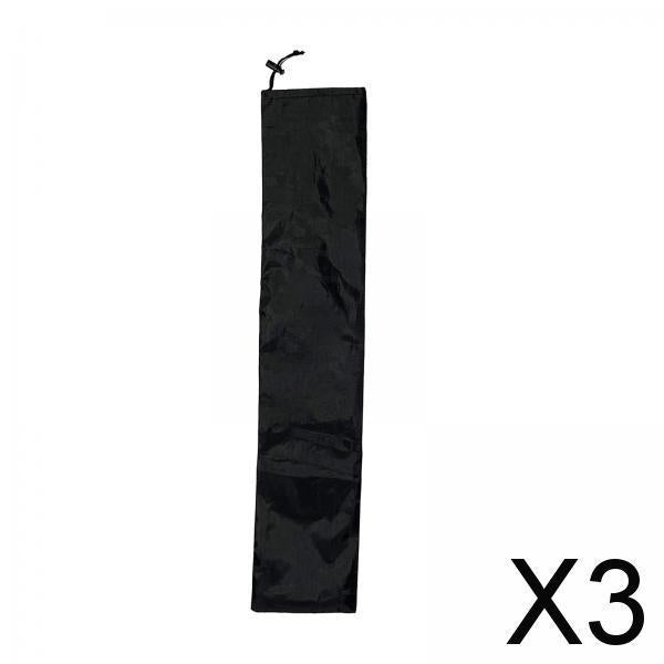 3xTrekking Pole Carrying Bag Adjustable Strap Waterproof Tent Pole Storage Bag 14cmx70 cm