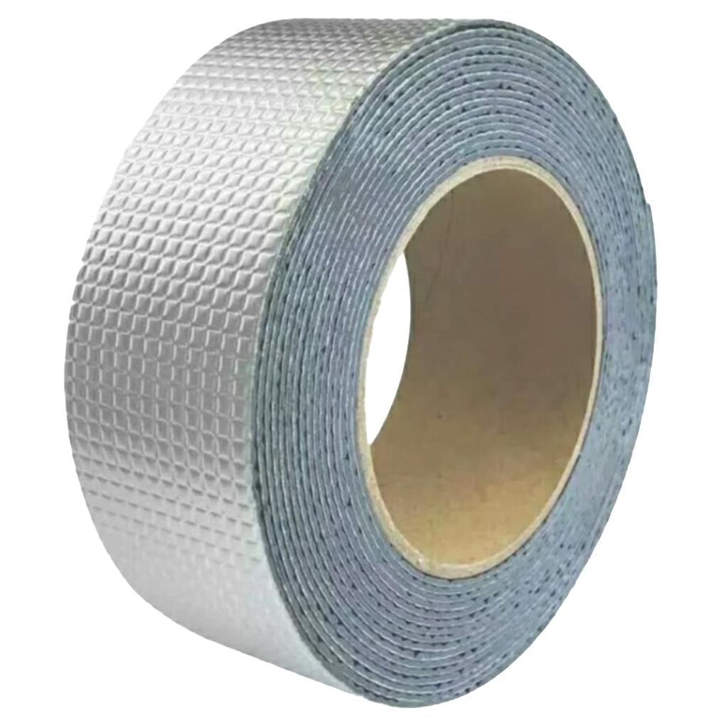 Aluminium Foil Butyl Tape Adhesive Waterproof Repairs Duct Tape Heat Shield 30x1mm