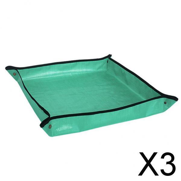 3xSucculent Plant Garden Transplanting Pad Fairy Garden Potting Mat 68cm×68cm