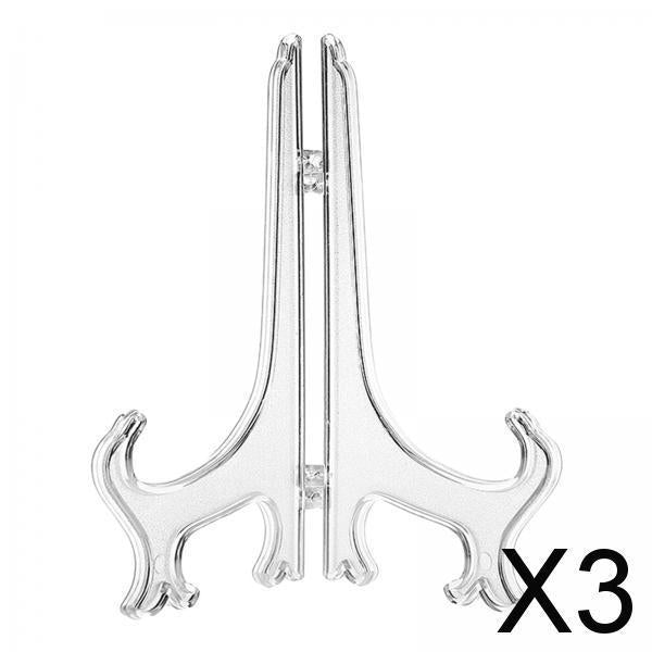 3xPlate Holder Display Stand Party Easels Holder Photo Dishes Stand 5 Inch