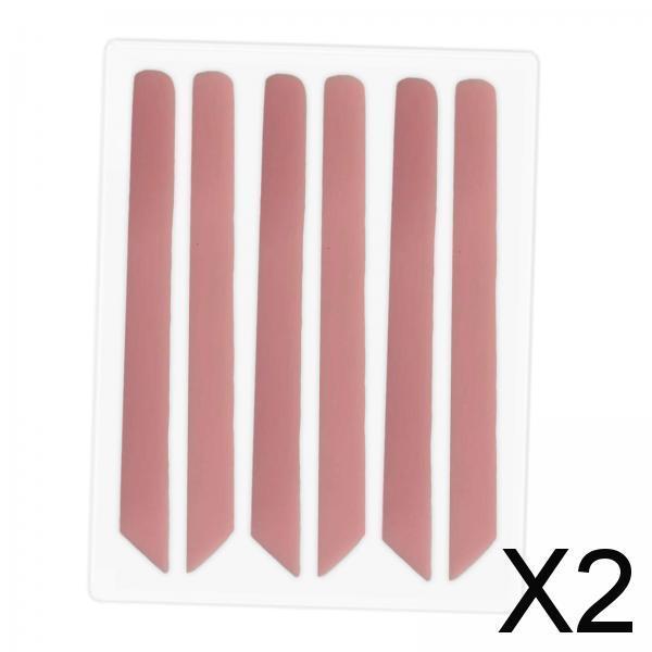 2x6x Eyelash Lifting Silicone Pads Lifting Silicone Pads Stripe for Mom Female Pink