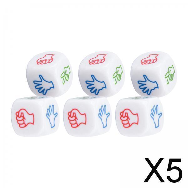 5xDice Games Drinking Decider Games Table Borad 6 Side for family Adult