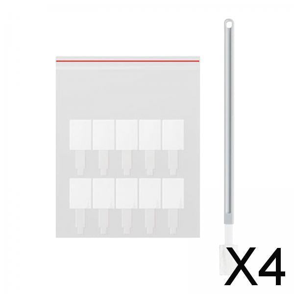 4xWindow Groove Cleaning Brush Kit Track Cleaning Tools for Household Window
