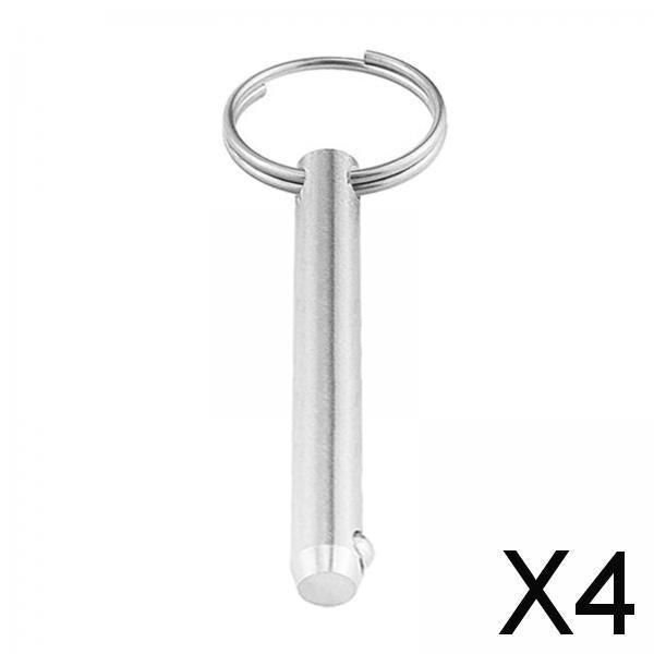 4xStainless Steel 10mm Quick-Release Ball Pin for Boat Bimini Top Deck Hinge