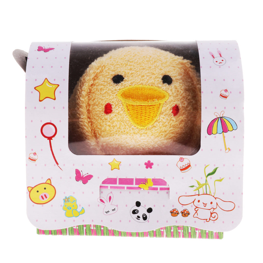 Kindergarten Gifts Cute Animal Shape Towel 19x19cm Female Duck