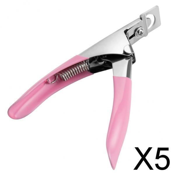 5xProfessional U Type False Nail Art Cutters Trimmers Stainless Steel