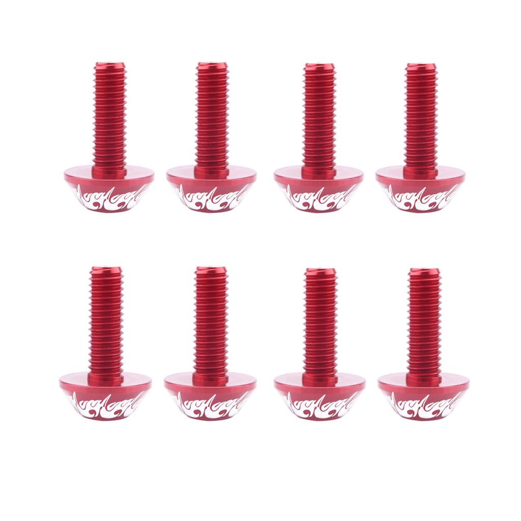 8Pcs Bike Brake Screws Water Bottle Cage Bolts Holder Socket V Brake Screws
